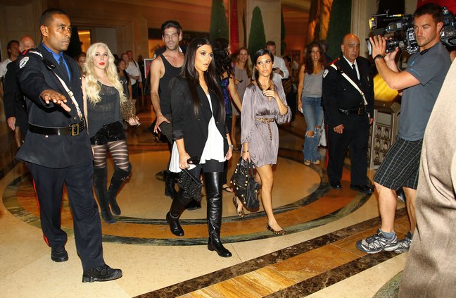Kourtney Kardashian, Kim Kardashian, Las Vegas